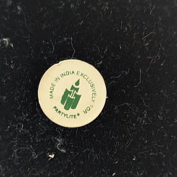 Vintage PartyLite Pillar Bronze Metal Wrapped Candle Holders Boho Industrial - Picture 4 of 8